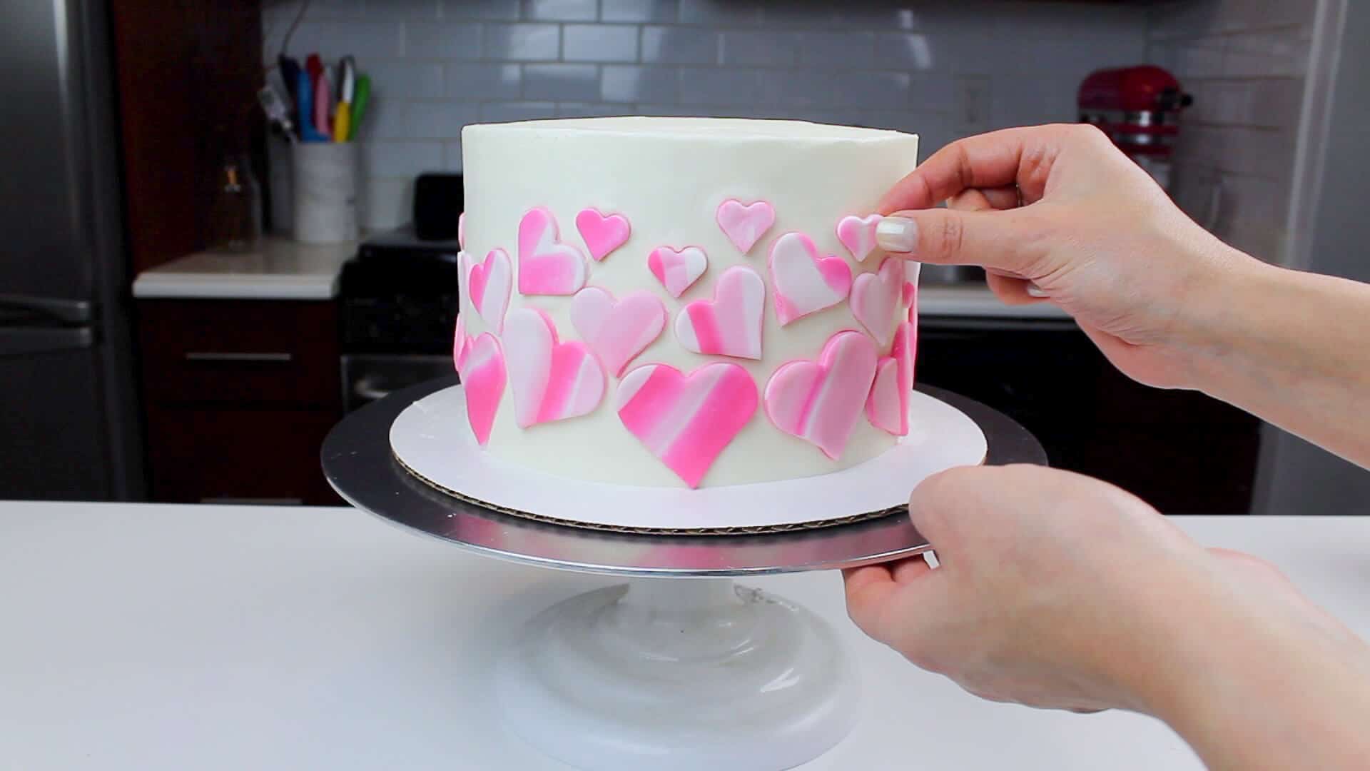 adding hearts to the sides
