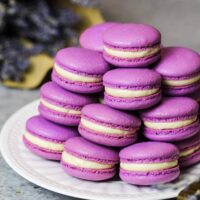 image of honey lavender macarons