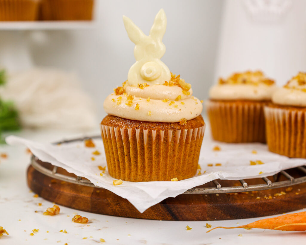 image of a carrot cake cupcake