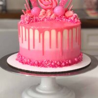 Image of PInk Drip Cake