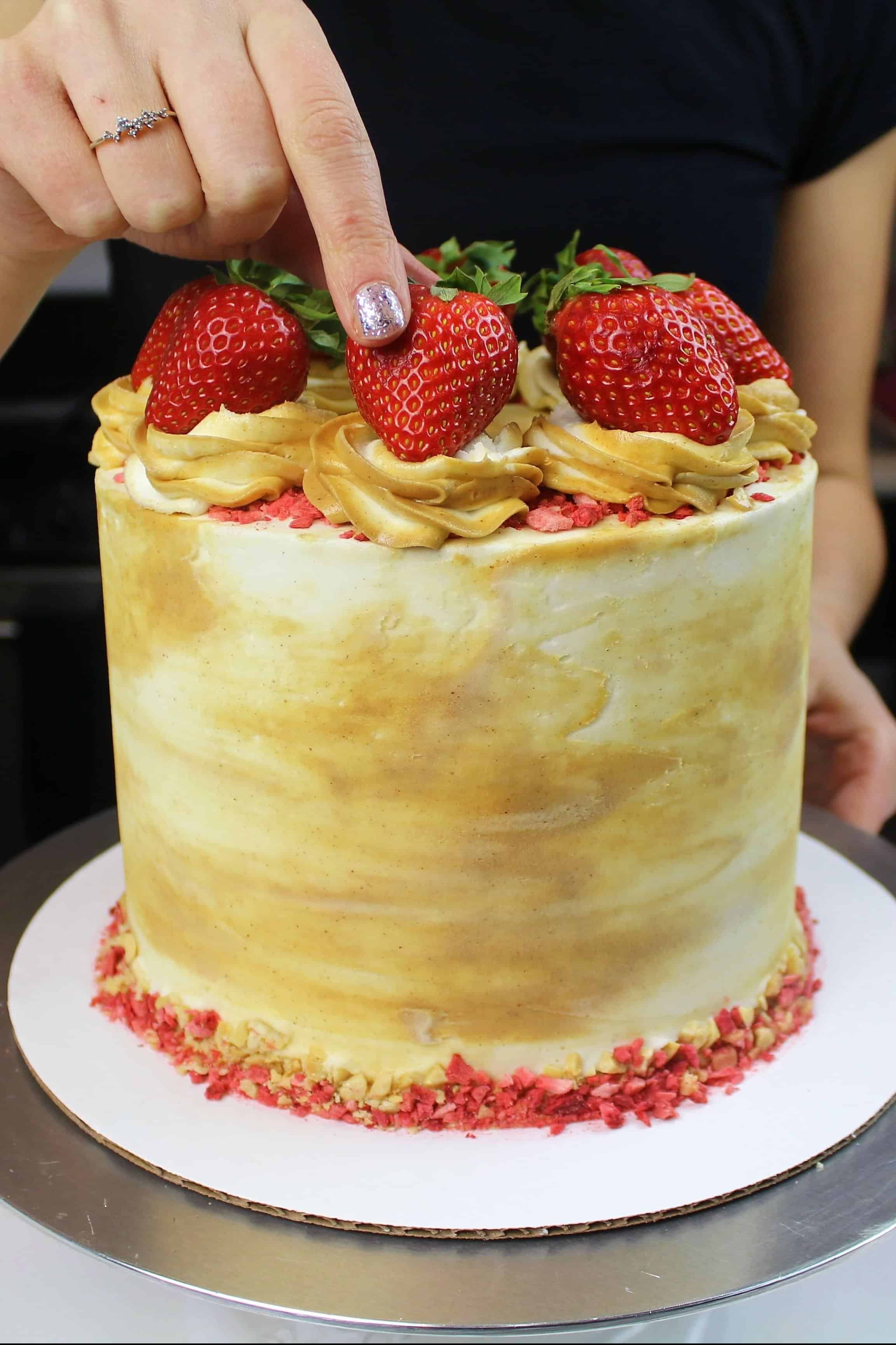 Peanut Butter and Jelly Layer Cake