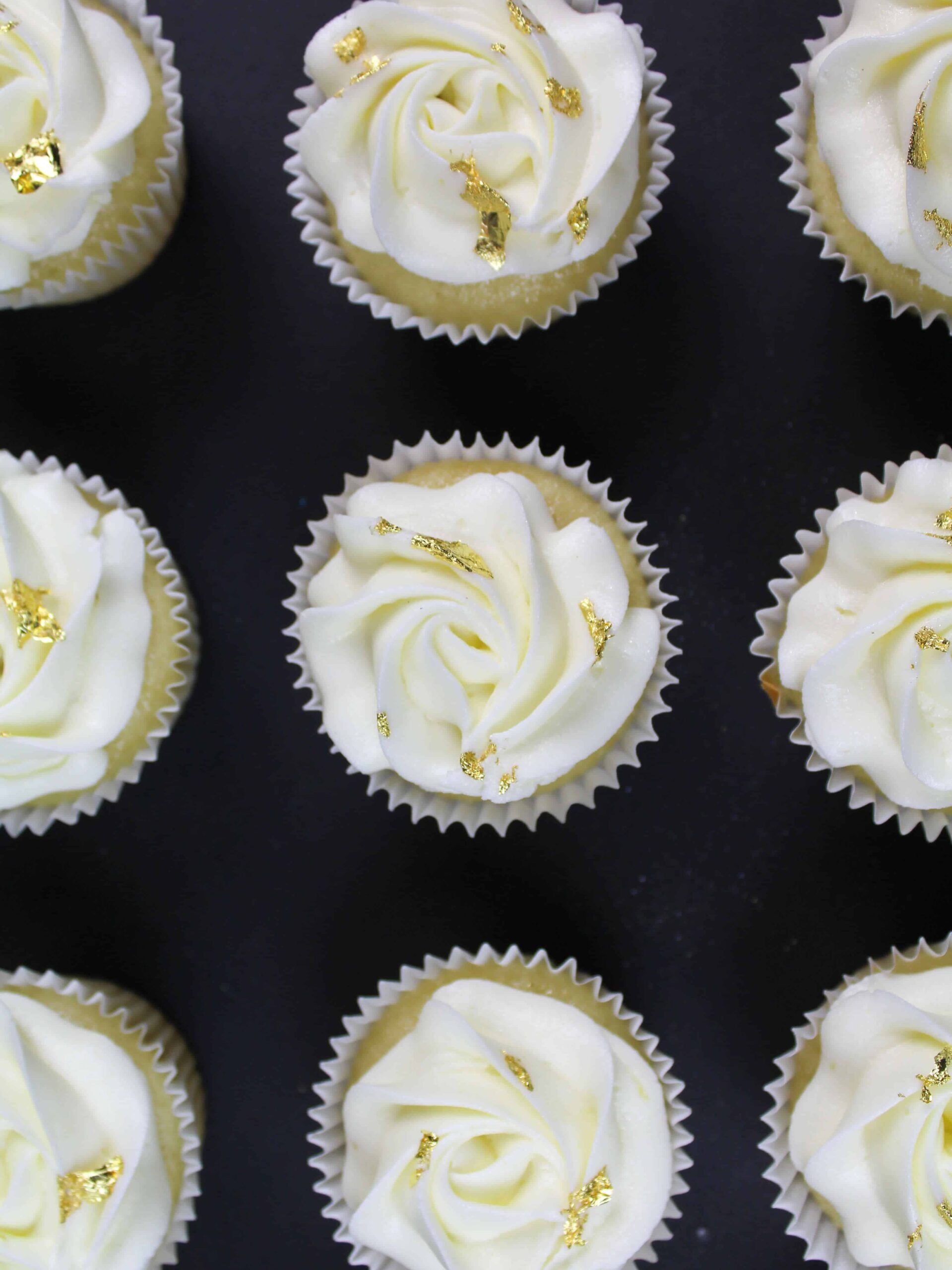 My easy vanilla cupcake recipe is so moist and fluffy!! 