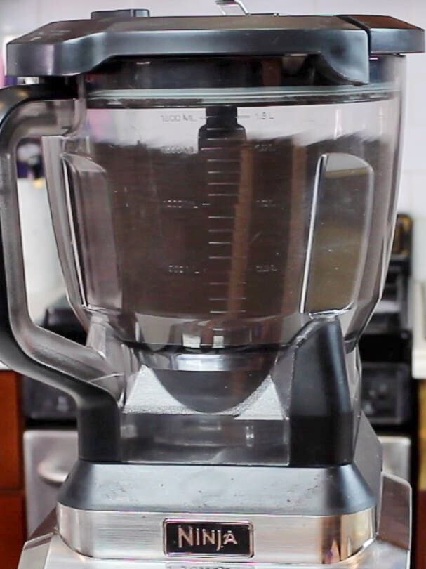 photo of food processor crushing oreos