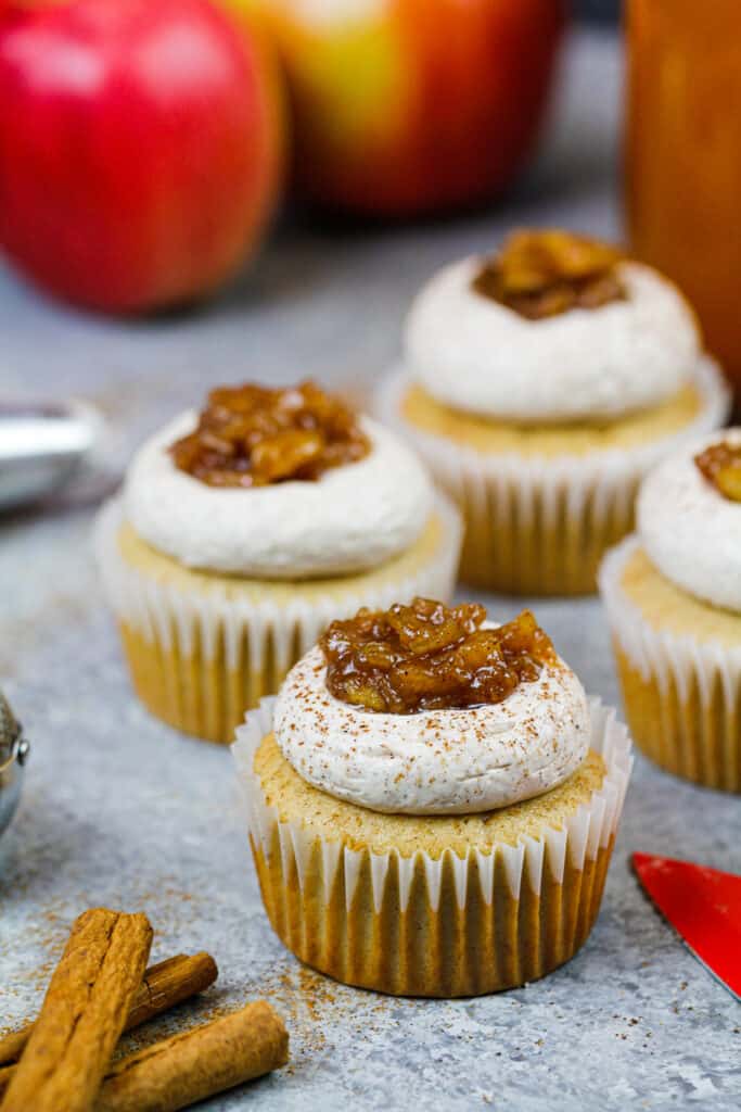 image of apple cider cupcakes