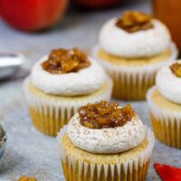 image of apple cider cupcakes