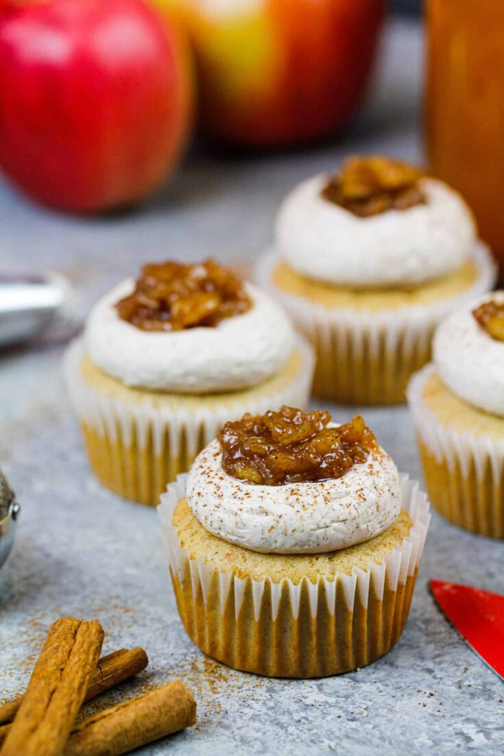 image of apple cider cupcakes