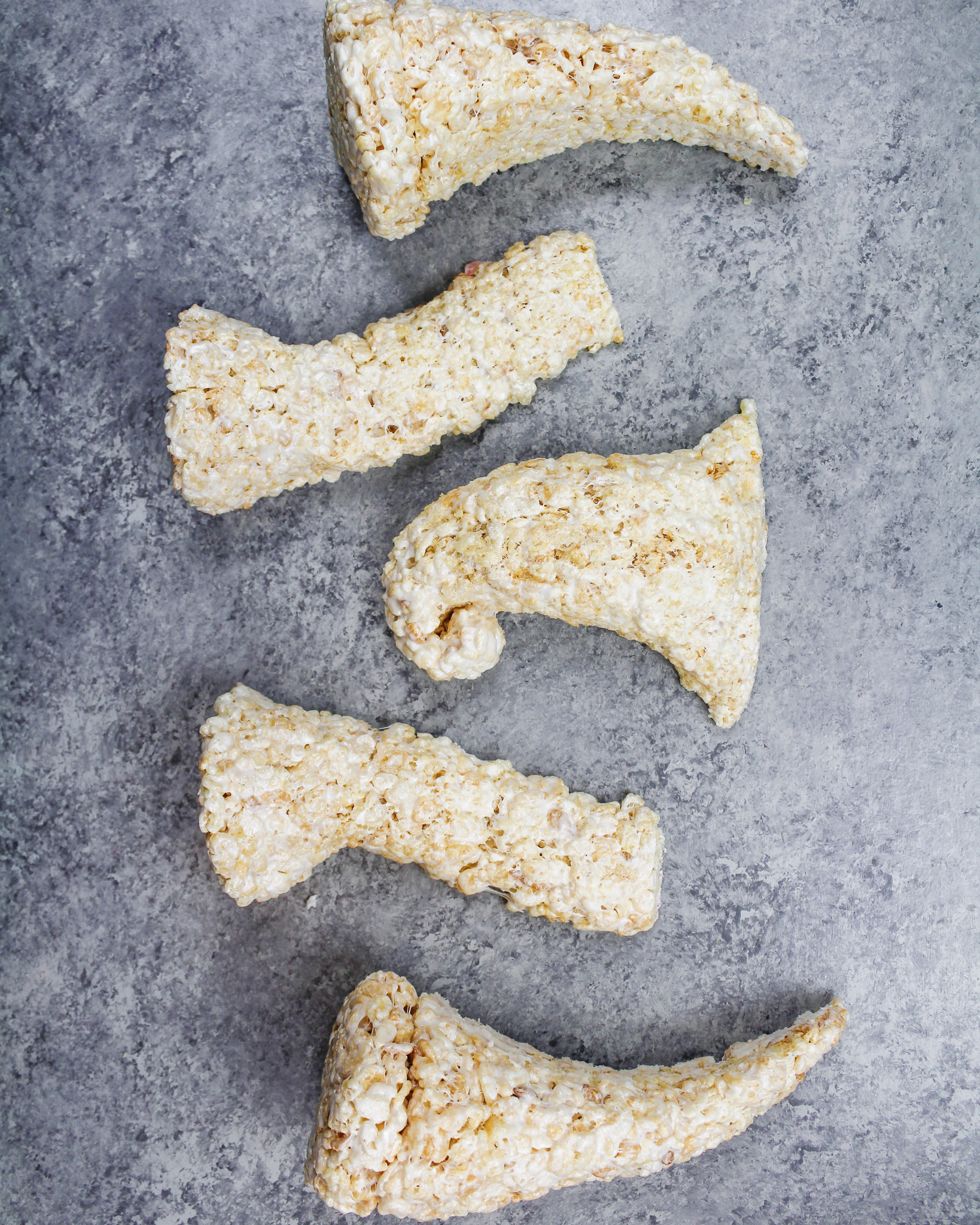 image of cake decorating rice krispies made with crispy rice cereal and marshmallows but no butter