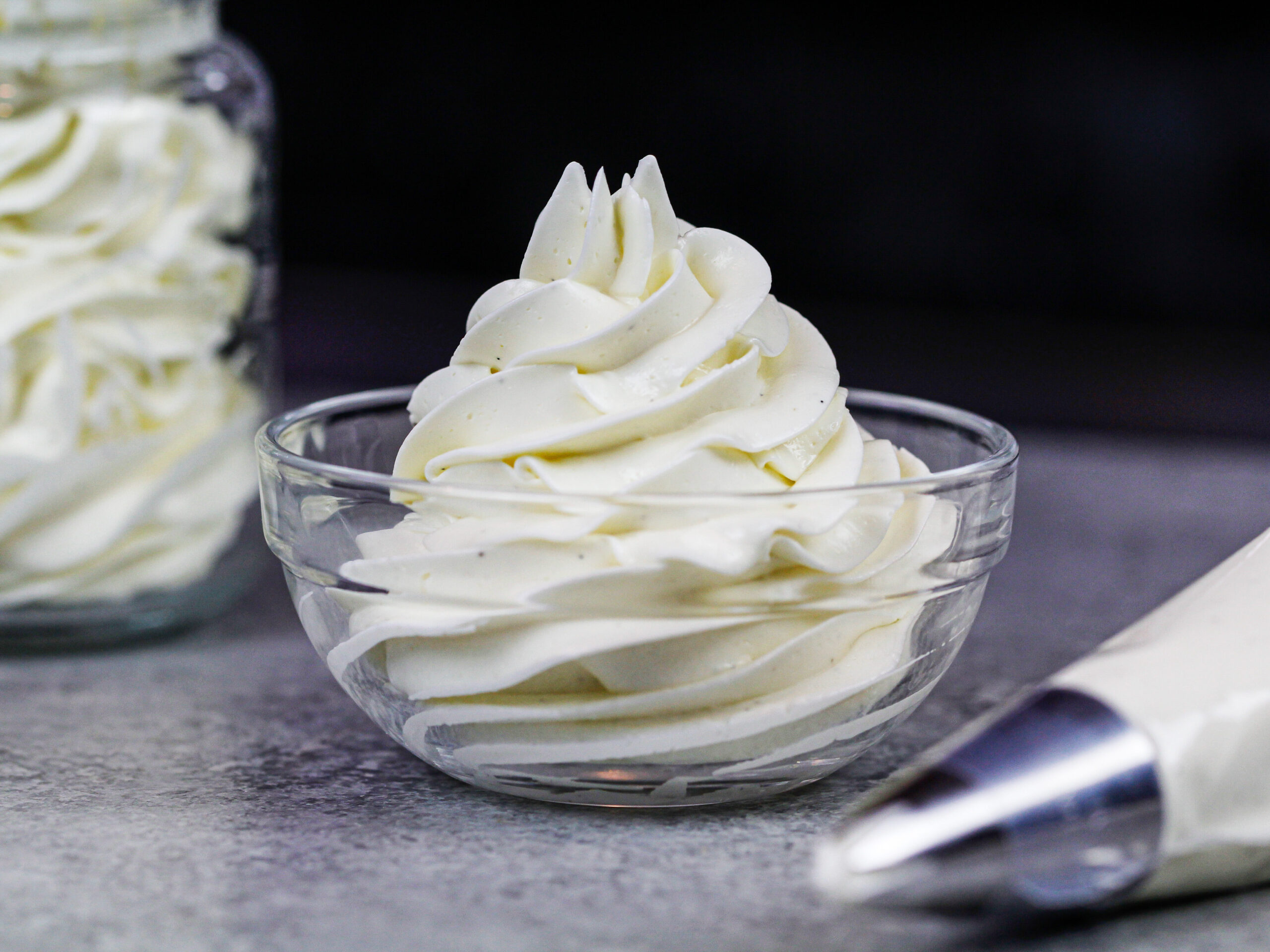 image of frosting in a bowl