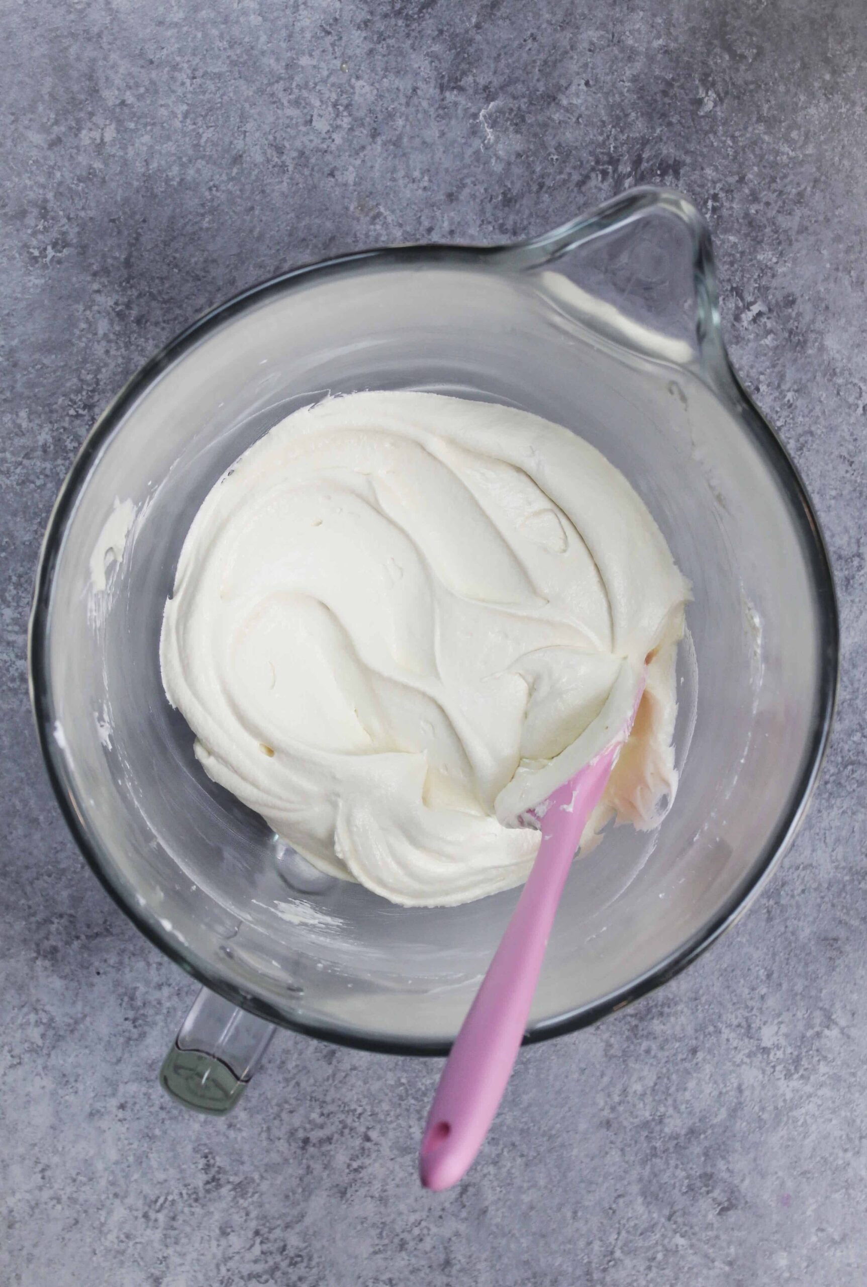 image of russian buttercream in a mixing bowl