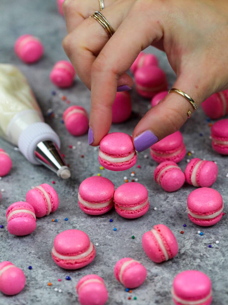 image of mini macarons