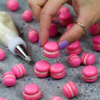 image of mini macarons